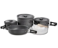 15P500 7-pcs Outdoor Cookware Set with 12-pcs Kitchen Utensils