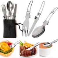 15S201 3-pcs Stainless Steel Outdoor Cutlery Set