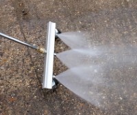 PWWB-312 Pressure Washer 12" 3-nozzles Aluminum Water Broom with 24" Extension Wand