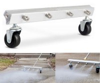 PWWB-416 Pressure Washer 16" 4-nozzles Aluminum Water Broom with 24" Extension Wand