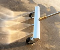 PWWB-416 Pressure Washer 16" 4-nozzles Aluminum Water Broom with 24" Extension Wand