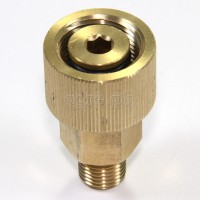 PWA-07B Metric M22 x 15mm Female Twist Connector to 1/4 BSP Male Adapter (Pressure Washer Fitting Converter)