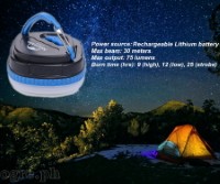 NH16D300-C Waterproof LED Camping Lantern (USB Rechargeable)