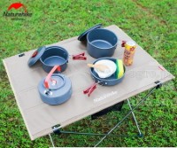 NH20JJ020-S Folding Mini Table ~ Aluminum Frame / Oxford Table Top (Small 57 x 42 x 38cm)