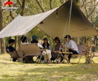 NH20TM006-HX Girder Shelter / Sun Shade Tarp with 2 Poles (Hexagon 3x4.3m)