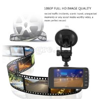 DVR4-01 4" Full HD 1080p Dash Cam / DVR + CMOS Rear View Camera