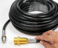PWSH-04A Sewer / Drain Cleaning Hose with Alloy Adapter for Karcher K Series Wash Guns 10 / 15 / 20 meters