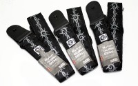 44A04 Woven Guitar Strap (Barbed Wire)