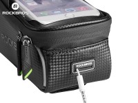017-1BK Waterproof Bike Frame Bag with 6.0 Inch TouchScreen Phone Case