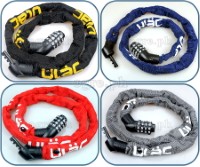 A600C 4-Digit Code Type Anti-Theft Chain Lock 1.2m