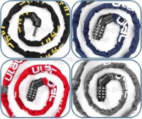 A600C 4-Digit Code Type Anti-Theft Chain Lock 1.2m