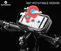 B31-BK Waterproof 360° Bike Handlebar Bag with 6.0 Inch TouchScreen Phone Case