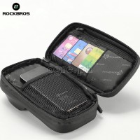B31-BK Waterproof 360° Bike Handlebar Bag with 6.0 Inch TouchScreen Phone Case