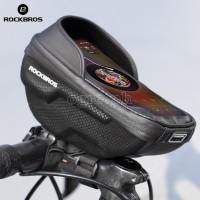 B70 Hard Shell Bike Handlebar Bag with 6.2 Inch TouchScreen Phone Case