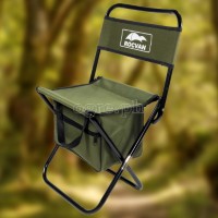 L162 Folding Mini Chair with Backrest and Zippered Compartment For Kids (29x33x59cm)