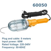 60050 Hanging Work Lamp / Trouble Light with 5m Cord