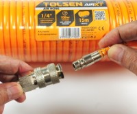 73152 Air Hose with Quick-Release Fittings