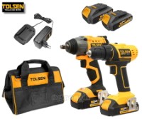 20V Cordless Drill and Impact Wrench Combo Kit