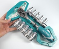 THT141121 12pcs 1/2″ Drive Ratchet Handle with Sockets Set
