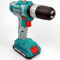 TIDLI20025 Cordless Impact Drill Set (with 2 x 20V Lithium-Ion Batteries and Charger)
