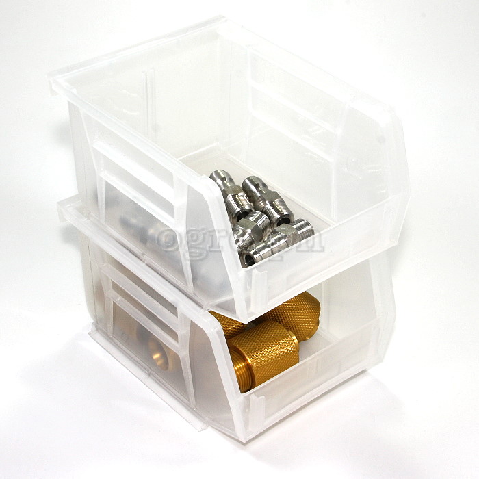 3J-710 Clear Stackable Storage Bin Small ( 4.13 x 5.31 x 2.95 inches )
