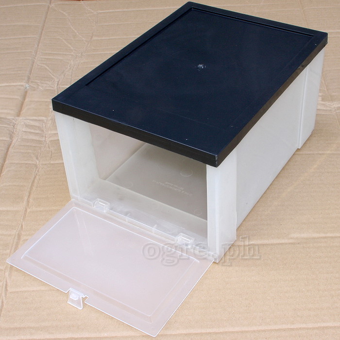 3J-106B High Quality Drop Front Shoebox Black Top