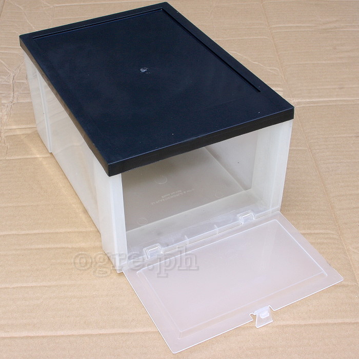 3J-106B High Quality Drop Front Shoebox Black Top