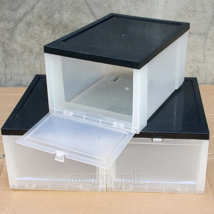 3J-106B High Quality Drop Front Shoebox Black Top