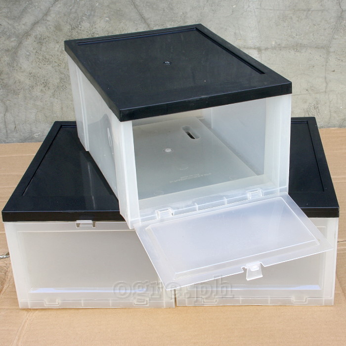 3J-106B High Quality Drop Front Shoebox Black Top