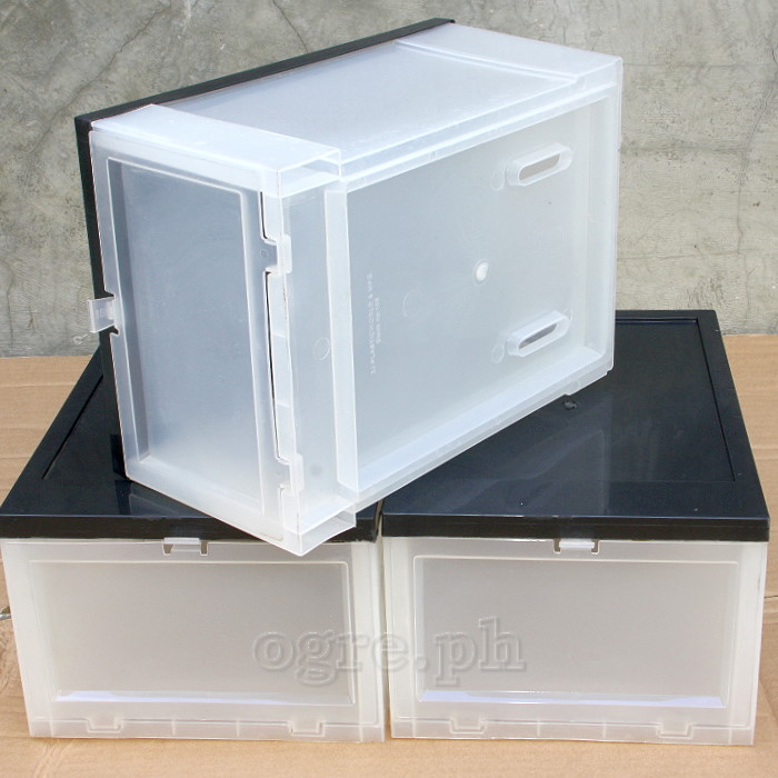 3J-106B High Quality Drop Front Shoebox Black Top