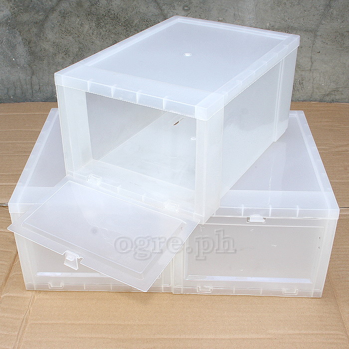 3J-106C High Quality Drop Front Shoebox Translucent Top