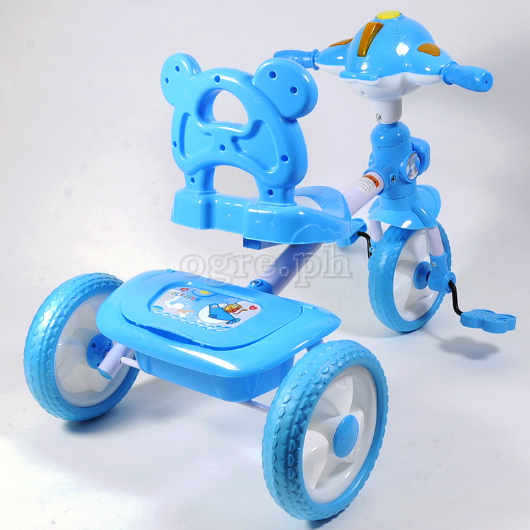 108A Kids Trike with Music and Lights and Cartoon Handlebar (Model )