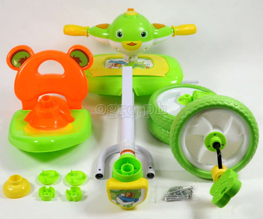 108A Kids Trike with Music and Lights and Cartoon Handlebar (Model )