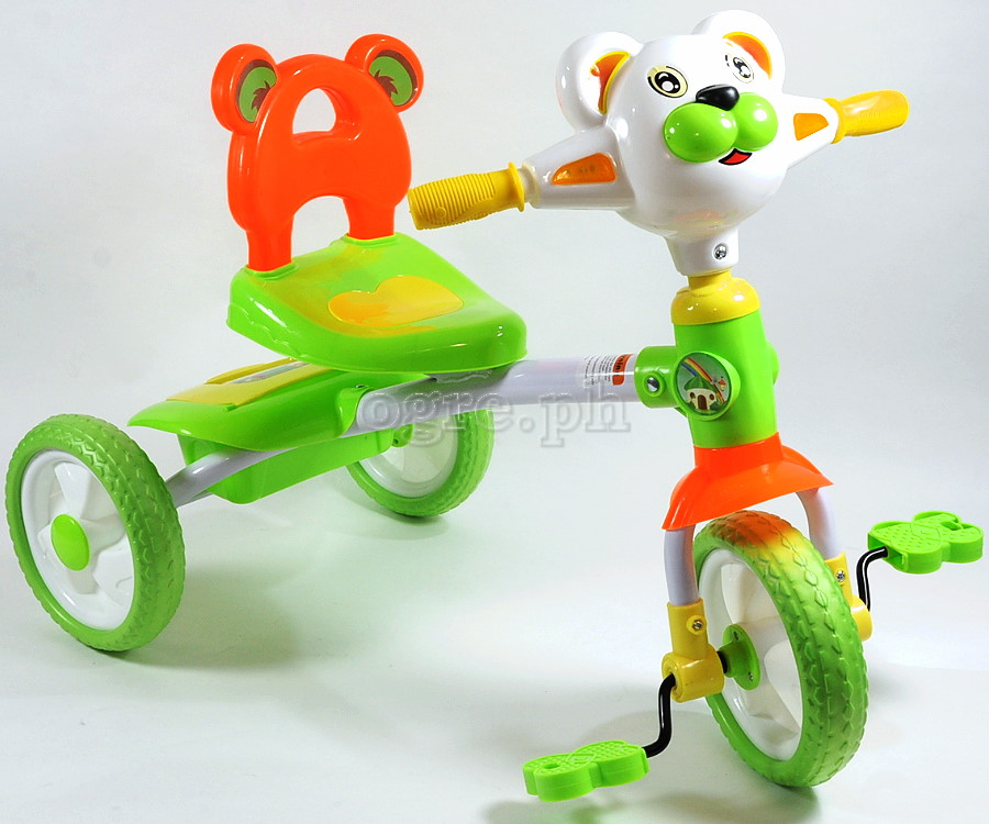 108D Kids Trike with Music and Lights and Cartoon Handlebar (Model )