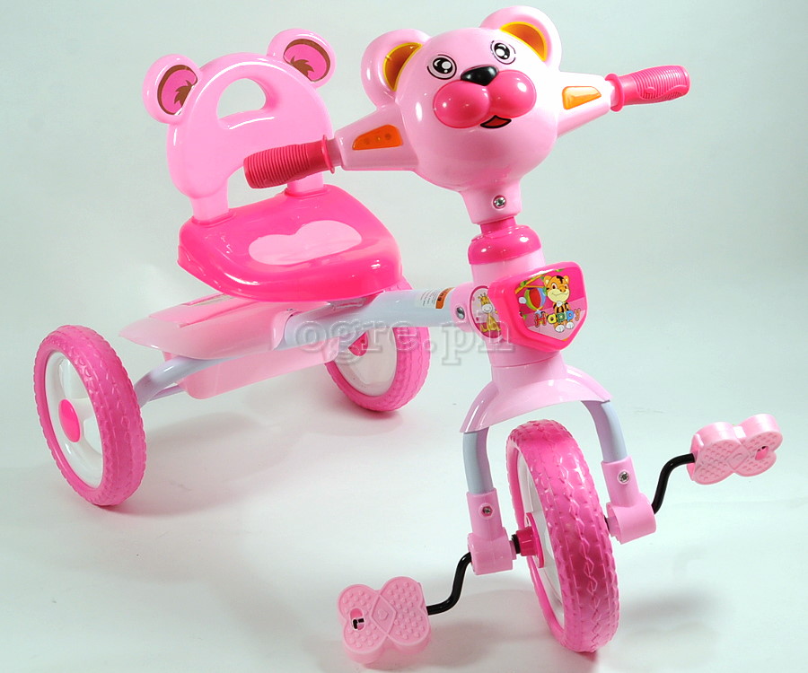 108D Kids Trike with Music and Lights and Cartoon Handlebar (Model )