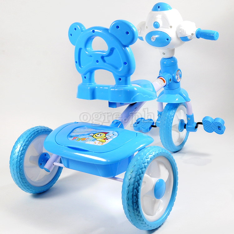 108K Kids Trike with Music and Lights and Cartoon Handlebar (Model )