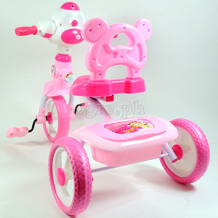 108K Kids Trike with Music and Lights and Cartoon Handlebar (Model )