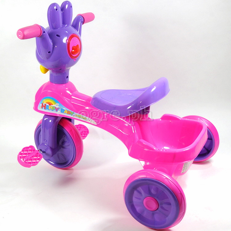 A12 Kids Trike with Bunny Face Handlebar and EVA Wheels (Model  )