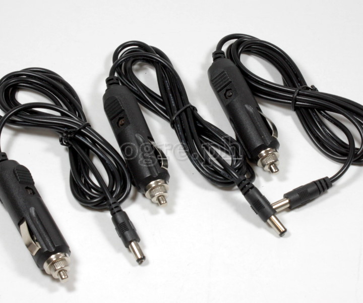DCA-01 12V DC Car Adapter with 5.5 Male Plug
