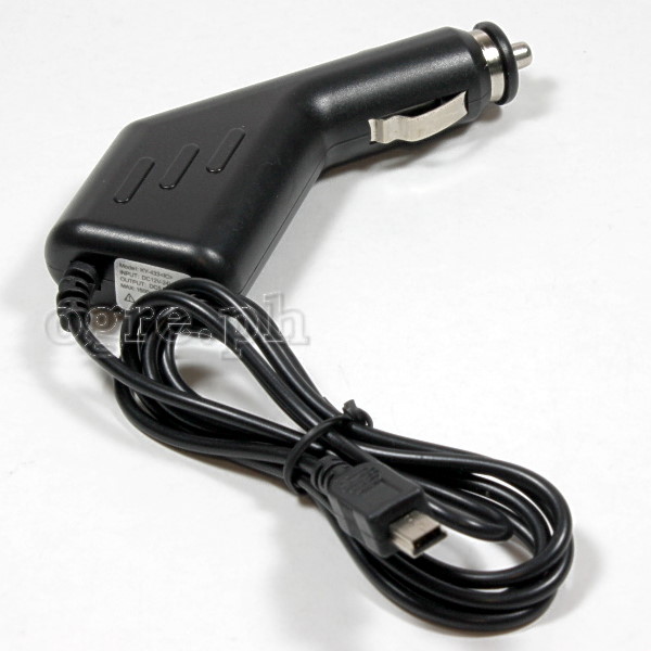 DCA-02 12V DC Car Adapter with Mini USB Plug