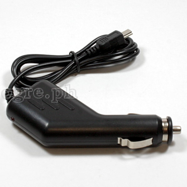 DCA-02 12V DC Car Adapter with Mini USB Plug