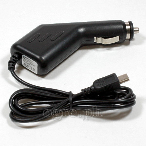 DCA-02 12V DC Car Adapter with Mini USB Plug
