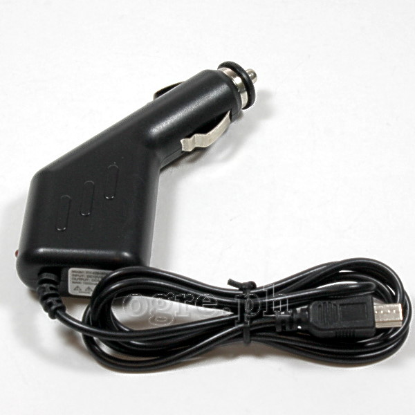 DCA-02 12V DC Car Adapter with Mini USB Plug