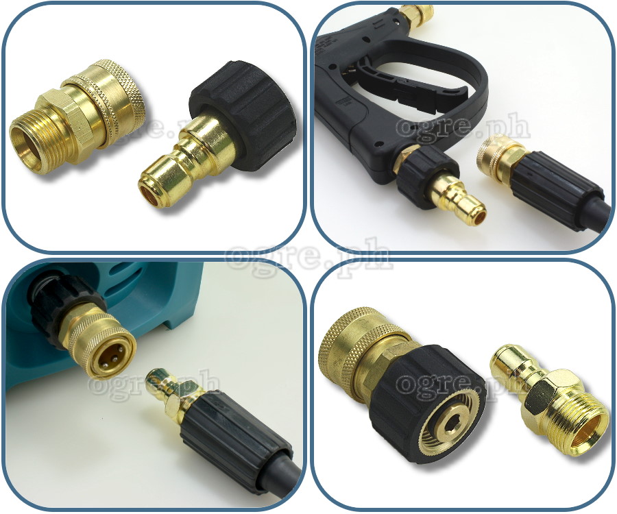 PWH-01 Replacement 10 / 15 meters Pressure Washer Extension Hose with 2 x M22F Fittings (220 bar / 3200 psi )
