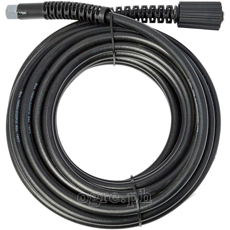 PWH-02 Replacement 6 / 10 / 15 meters Pressure Washer Hose M22F x M14F Threaded Fittings for Ryobi/Hitachi