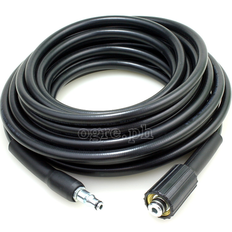 PWH-09 Replacement 6 / 10 / 15 meters Pressure Washer Hose for AR / Kawasaki (M22 x Quick-Connect)