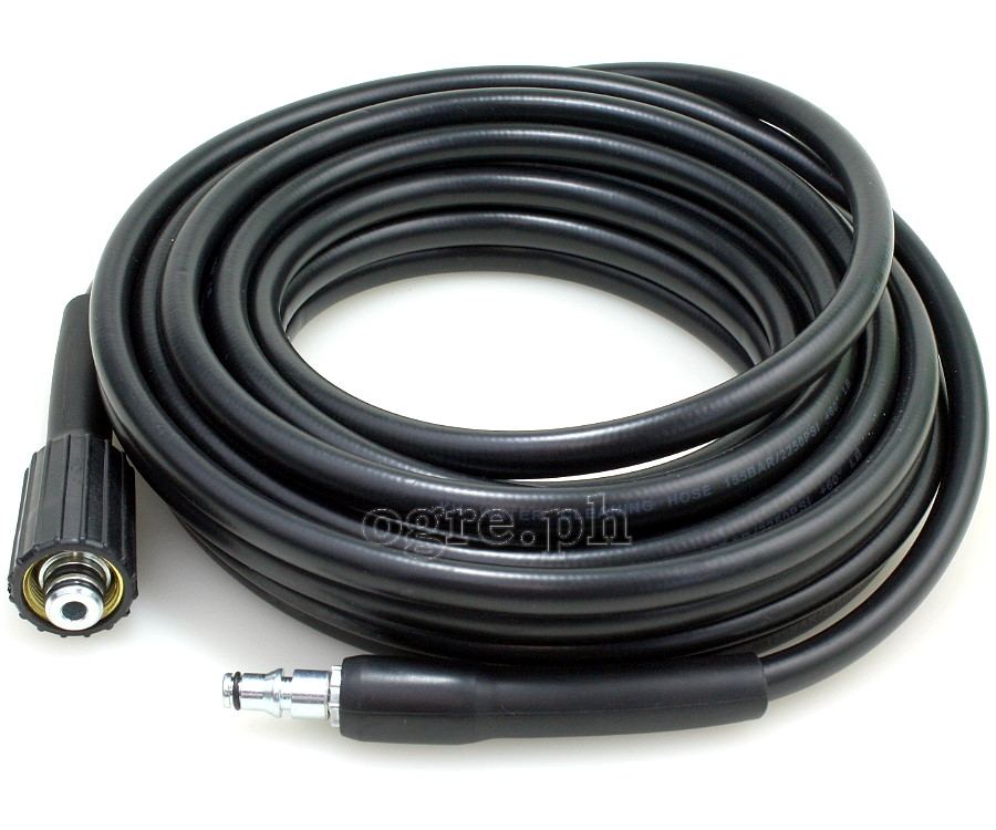 PWH-09 Replacement 6 / 10 / 15 meters Pressure Washer Hose for AR / Kawasaki (M22 x Quick-Connect)