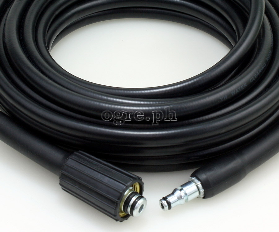PWH-09 Replacement 6 / 10 / 15 meters Pressure Washer Hose for AR / Kawasaki (M22 x Quick-Connect)