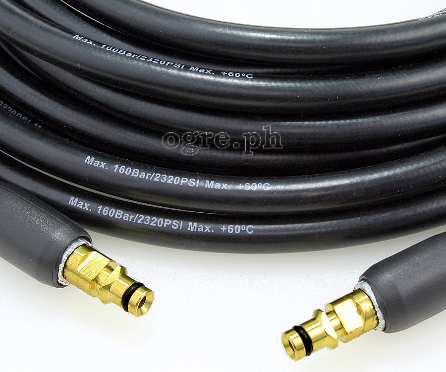 PWH-10 Replacement 6 / 10 / 15 meters Pressure Washer Hose for Karcher (Dual Quick-Connect Fittings)