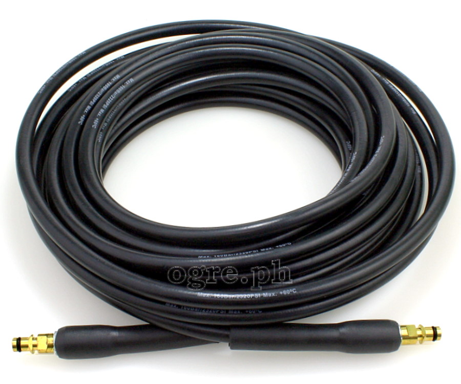 PWH-10 Replacement 6 / 10 / 15 meters Pressure Washer Hose for Karcher (Dual Quick-Connect Fittings)
